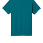 Port & Company PC54 Core Cotton Tee, Teal, Flat back