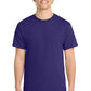 Port & Company PC54 Core Cotton Tee, Team Purple, Model front