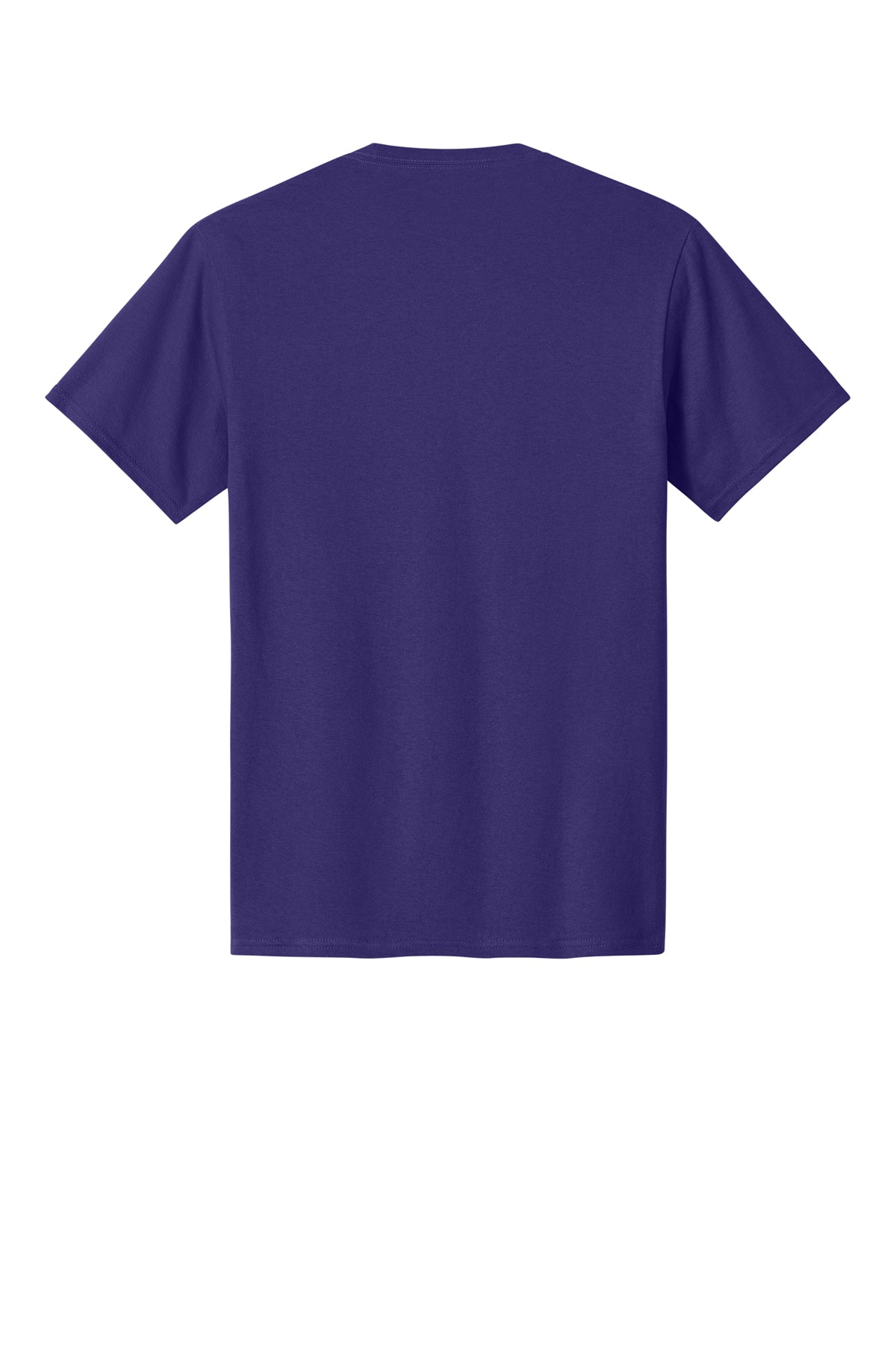 Port & Company PC54 Core Cotton Tee, Team Purple, Flat back
