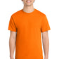 Port & Company PC54 Core Cotton Tee, Tennessee Orange, Model front