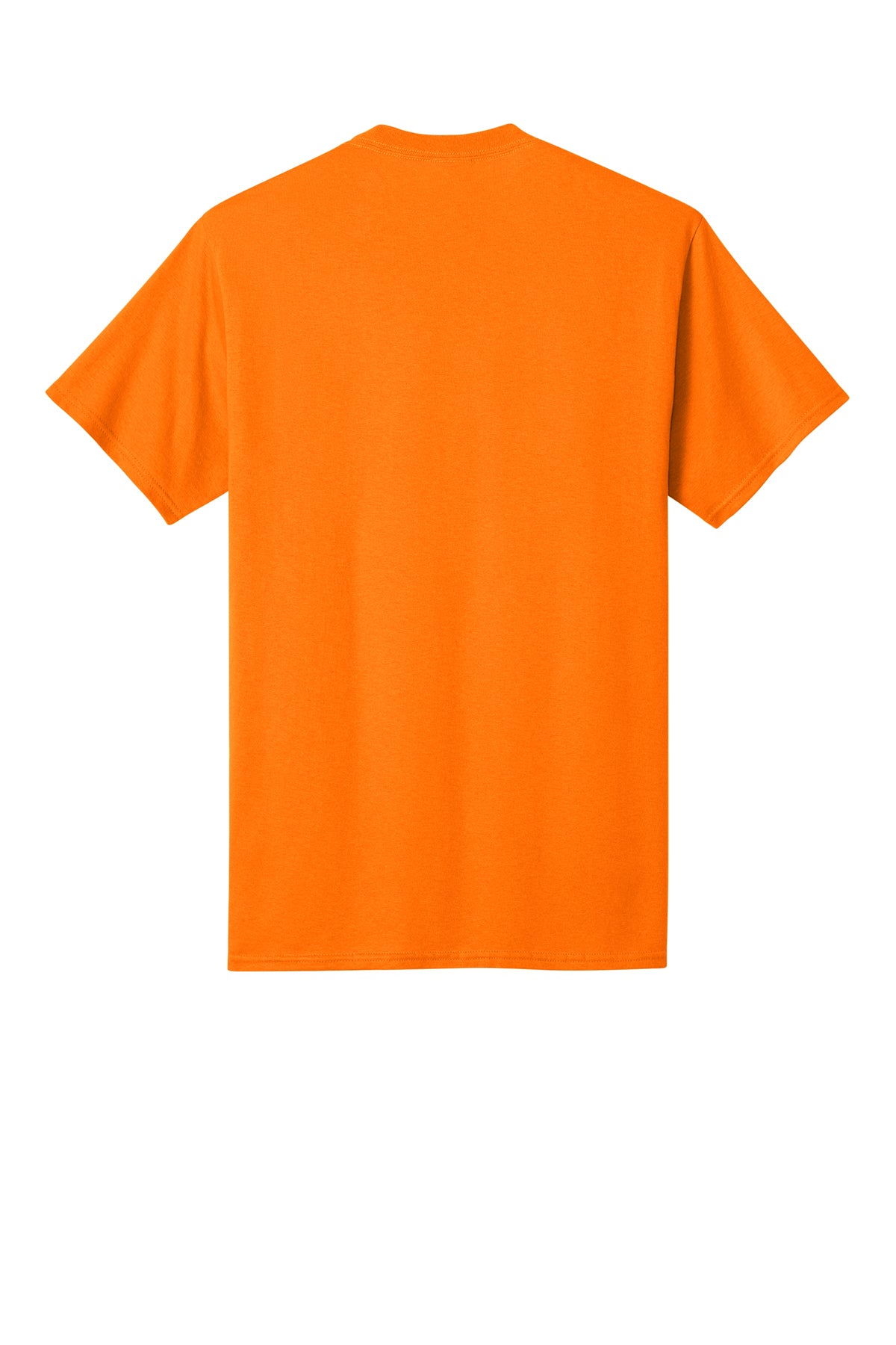 Port & Company PC54 Core Cotton Tee, Tennessee Orange, Flat back