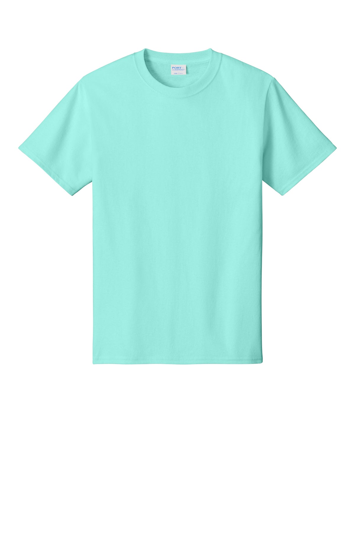 Port & Company PC54 Core Cotton Tee, True Celadon, Flat front