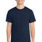 Port & Company PC54 Core Cotton Tee, True Navy, Model front
