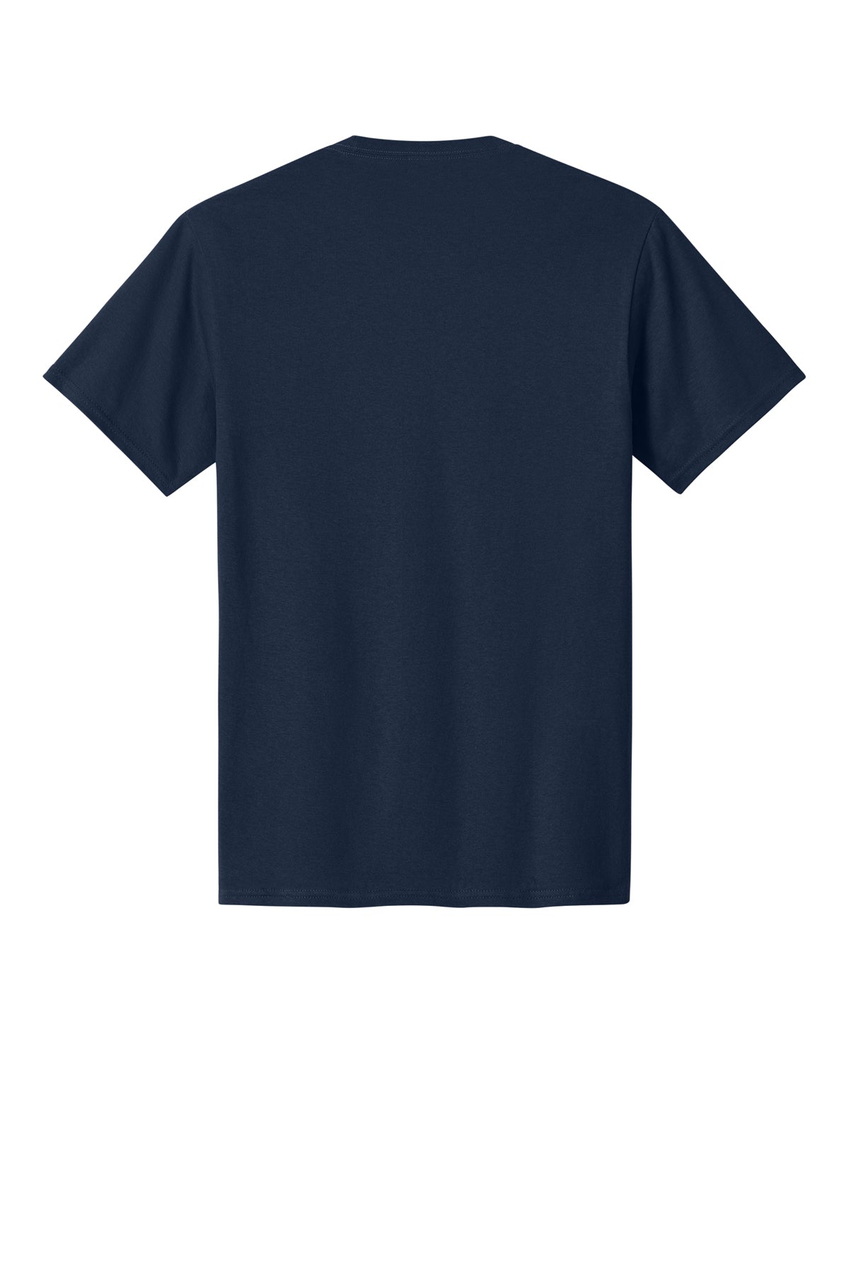Port & Company PC54 Core Cotton Tee, True Navy, Flat back