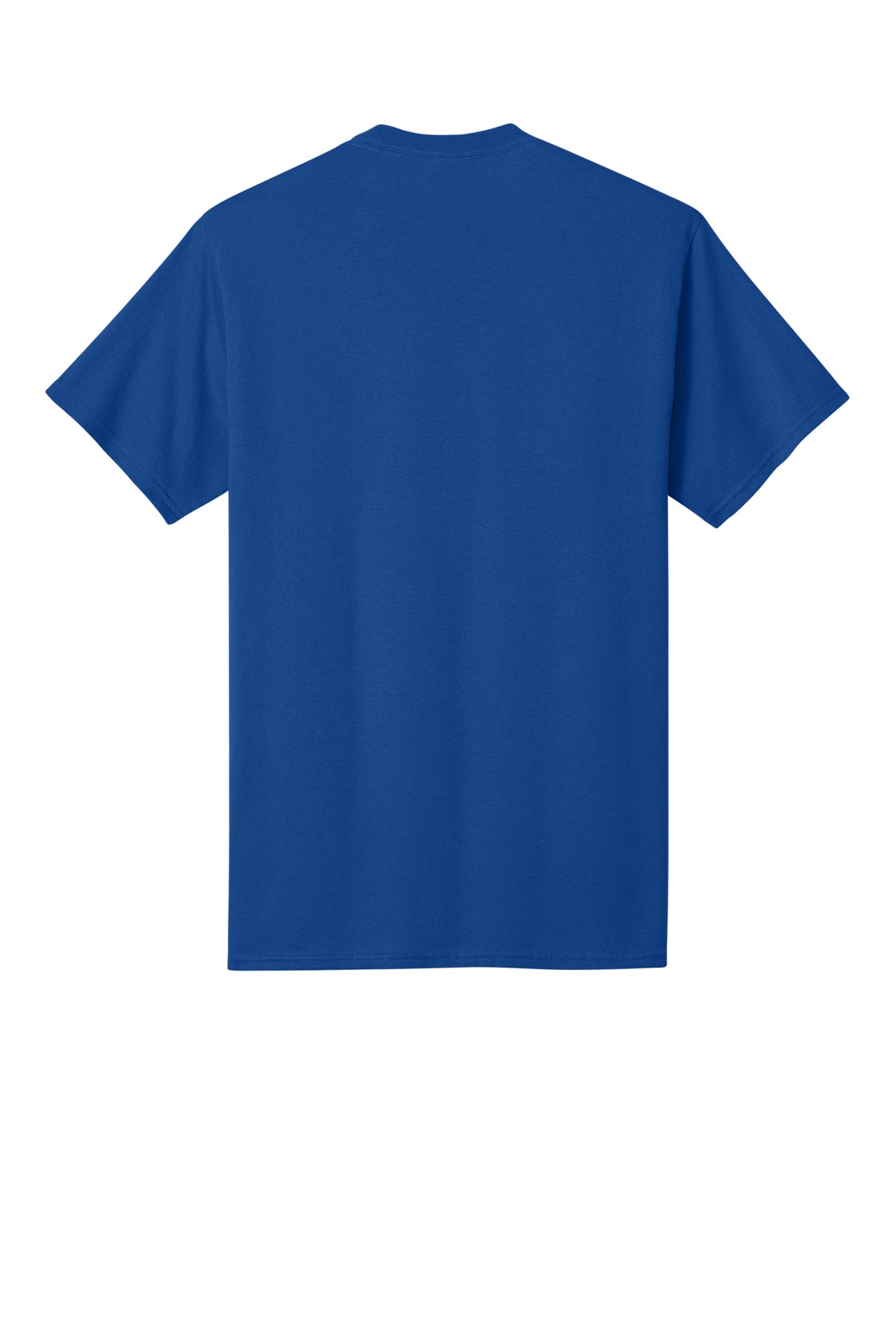 Port & Company PC54 Core Cotton Tee, True Royal, Flat back