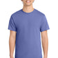 Port & Company PC54 Core Cotton Tee, Violet, Model front
