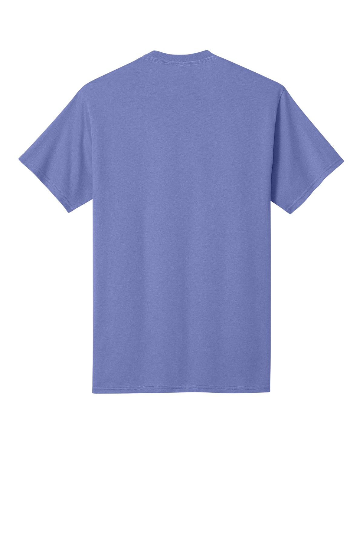 Port & Company PC54 Core Cotton Tee, Violet, Flat back