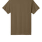 Port & Company PC54 Core Cotton Tee, Woodland Brown, Flat back