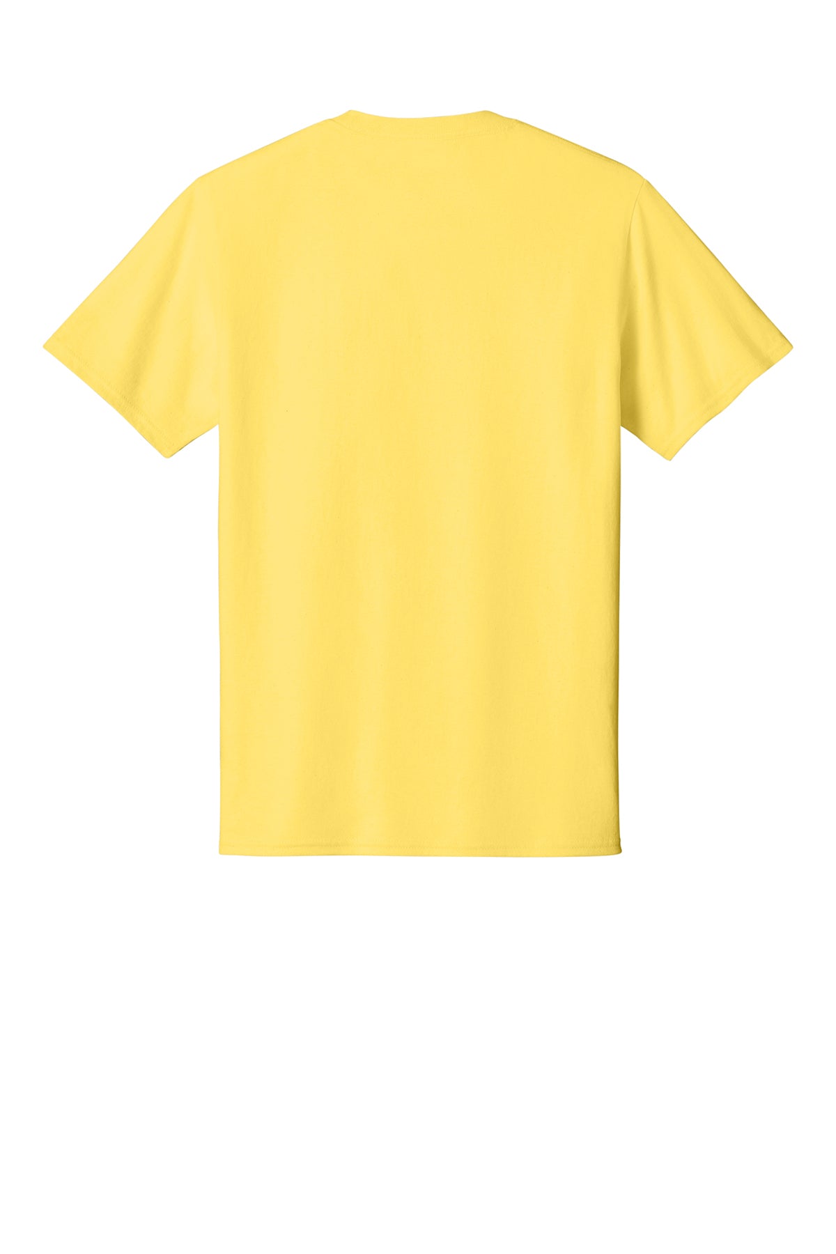 Port & Company PC54 Core Cotton Tee, Yellow, Flat back