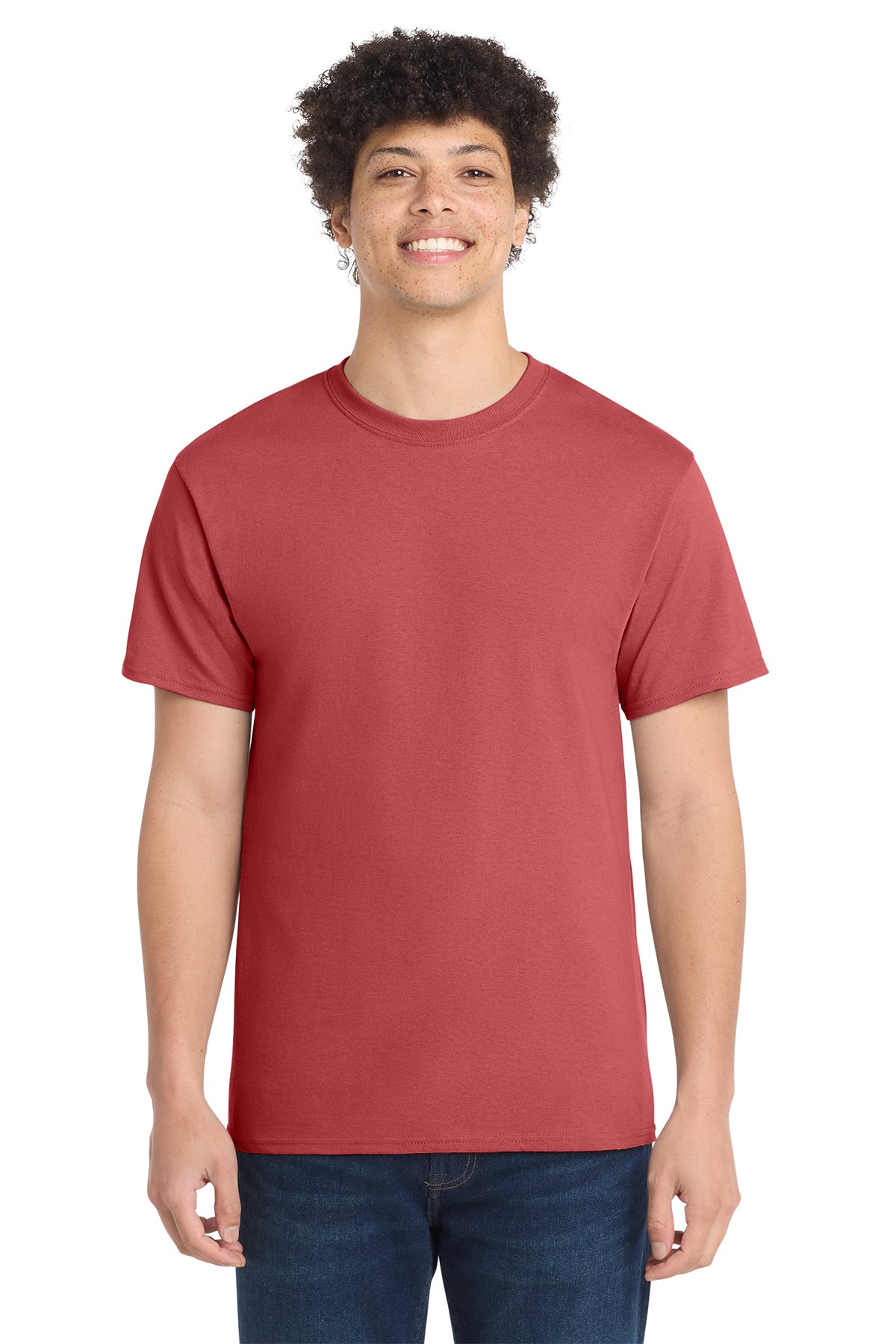 Port & Company PC54 Core Cotton Tee, Zinnia, Model front