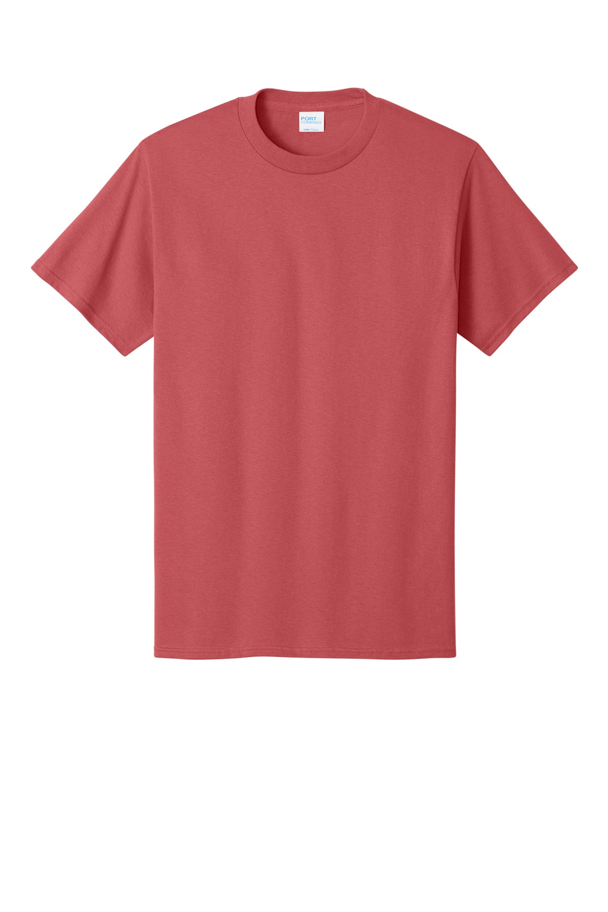 Port & Company PC54 Core Cotton Tee, Zinnia, Flat front