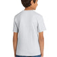 Port & Company PC54Y Youth Core Cotton Tee, Ash, Model back
