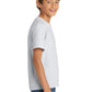 Port & Company PC54Y Youth Core Cotton Tee, Ash, Model side