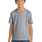 Port & Company PC54Y Youth Core Cotton Tee, Athletic Heather, Model front