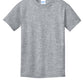 Port & Company PC54Y Youth Core Cotton Tee, Athletic Heather, Flat front