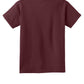 Port & Company PC54Y Youth Core Cotton Tee, Athletic Maroon, Flat back