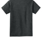 Port & Company PC54Y Youth Core Cotton Tee, Black Heather, Flat back
