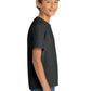 Port & Company PC54Y Youth Core Cotton Tee, Black Heather, Model side