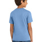 Port & Company PC54Y Youth Core Cotton Tee, Carolina Blue, Model back