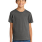 Port & Company PC54Y Youth Core Cotton Tee, Charcoal, Model front