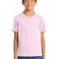 Port & Company PC54Y Youth Core Cotton Tee, Cherry Blossom, Model front