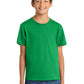Port & Company PC54Y Youth Core Cotton Tee, Clover Green, Model front