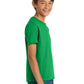 Port & Company PC54Y Youth Core Cotton Tee, Clover Green, Model side