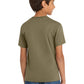 Port & Company PC54Y Youth Core Cotton Tee, Coyote Brown, Model back