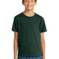 Port & Company PC54Y Youth Core Cotton Tee, Dark Green, Model front