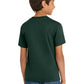 Port & Company PC54Y Youth Core Cotton Tee, Dark Green, Model back