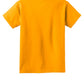 Port & Company PC54Y Youth Core Cotton Tee, Gold, Flat back