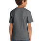Port & Company PC54Y Youth Core Cotton Tee, Graphite Heather, Model back