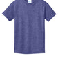 Port & Company PC54Y Youth Core Cotton Tee, Heather Purple, Flat front