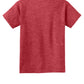 Port & Company PC54Y Youth Core Cotton Tee, Heather Red, Flat back