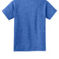 Port & Company PC54Y Youth Core Cotton Tee, Heather Royal, Flat back