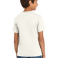 Port & Company PC54Y Youth Core Cotton Tee, Ivory, Model back