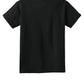 Port & Company PC54Y Youth Core Cotton Tee, Jet Black, Flat back