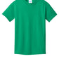 Port & Company PC54Y Youth Core Cotton Tee, Kelly, Flat front