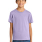 Port & Company PC54Y Youth Core Cotton Tee, Lavender, Model front