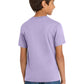 Port & Company PC54Y Youth Core Cotton Tee, Lavender, Model back