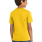 Port & Company PC54Y Youth Core Cotton Tee, Lemon Yellow, Model back
