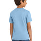 Port & Company PC54Y Youth Core Cotton Tee, Light Blue, Model back