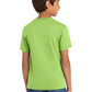Port & Company PC54Y Youth Core Cotton Tee, Lime, Model back