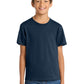 Port & Company PC54Y Youth Core Cotton Tee, Navy, Model front