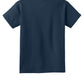 Port & Company PC54Y Youth Core Cotton Tee, Navy, Flat back
