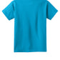 Port & Company PC54Y Youth Core Cotton Tee, Neon Blue, Flat back