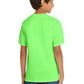 Port & Company PC54Y Youth Core Cotton Tee, Neon Green, Model back