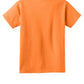 Port & Company PC54Y Youth Core Cotton Tee, Neon Orange, Flat back