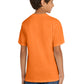 Port & Company PC54Y Youth Core Cotton Tee, Neon Orange, Model back