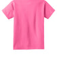 Port & Company PC54Y Youth Core Cotton Tee, Neon Pink, Flat back